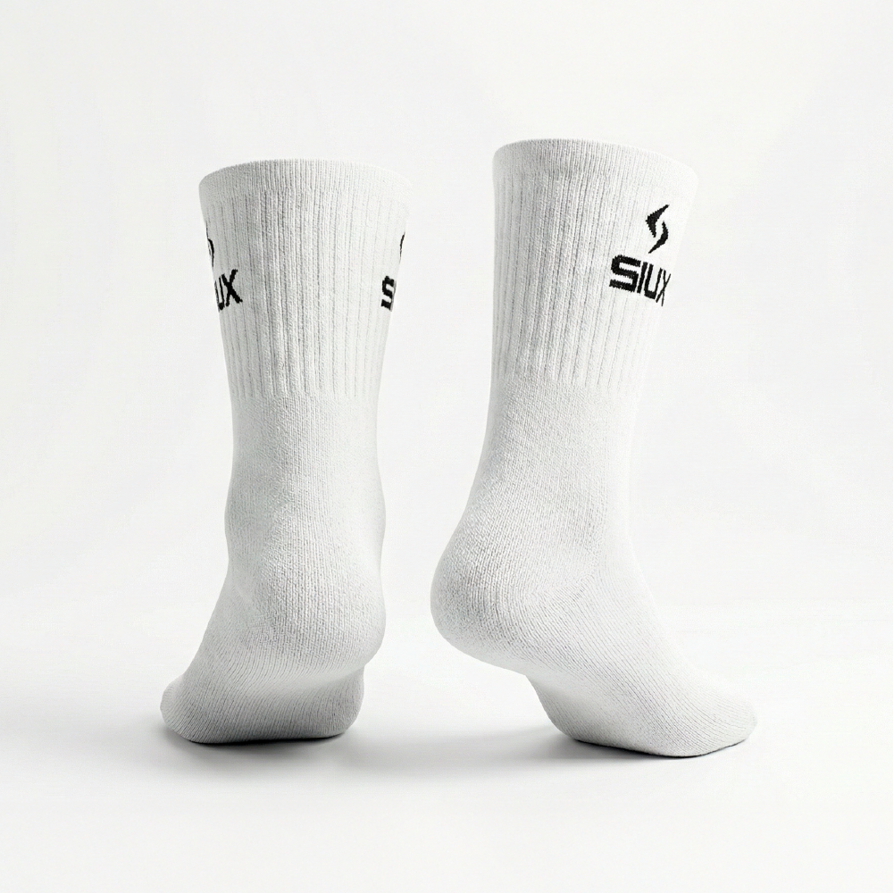 PACK 3 CALCETINES SIUX BASIC 26 CAÑA ALTA BLANCO