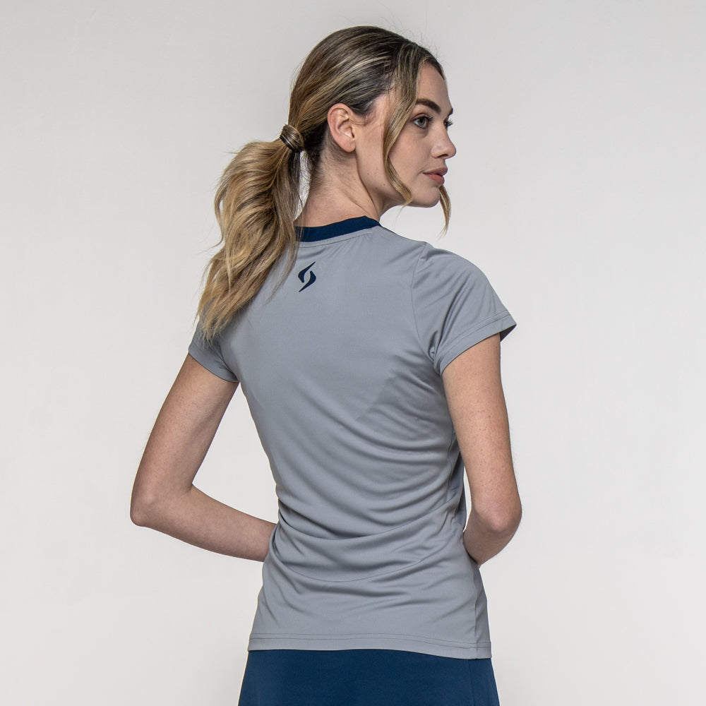 CAMISETA SIUX WAVE 26 MUJER GRIS