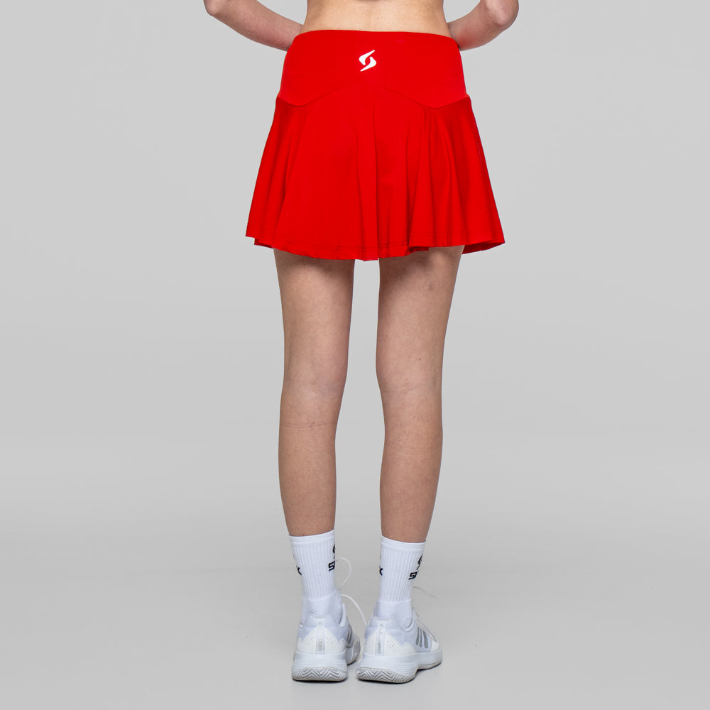 FALDA SIUX MATCH 26 MUJER ROJA