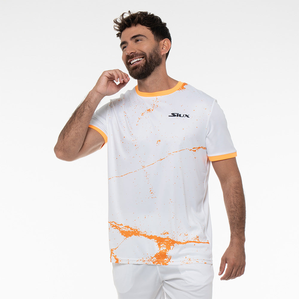 CAMISETA SIUX SPLASH BLANCA HOMBRE (S)