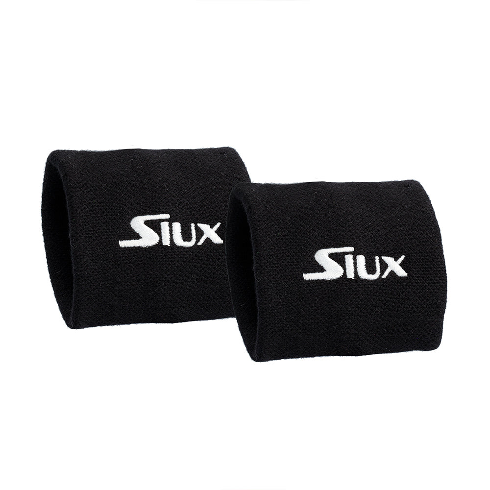 PACK 2 MUÑEQUERAS SIUX NEGRAS CLUB