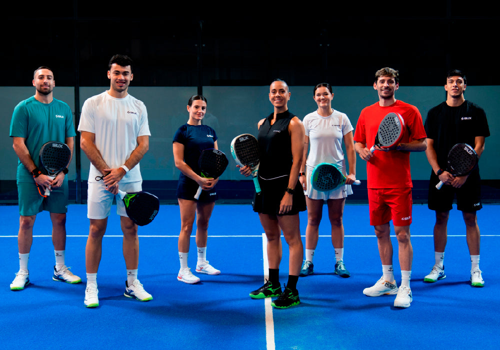 Em colaboração com jogadores profissionais de padel
